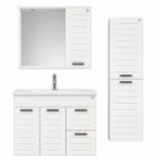 Batı Banyo 65 Cm Lizbon Banyo Dolabı Takımı Batıbanyo