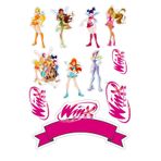 BatıDoğu Winx Yenilebilir Cupcake ve Pasta Resim Baskı