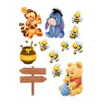 BatıDoğu Yenilebilir Şekerli Kağıt Baskısı Cupcake ve Pasta Resim Baskı Winnie The Pooh Temalı 25