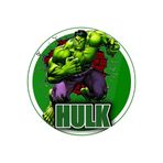 BatıDoğu Yenilebilir Yuvarlak Pasta Resim Baskısı 20 cm Şekerli Kağıt Hulk Temalı 20