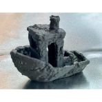 Batık Gemi Akvaryum Süsü Eski Benchy Gemi Figürü Dekoratif Akvaryum Taşı Gemicik