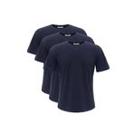 BATIKAN COLLECTION %100 Pamuk Lacivert Erkek Bisiklet Yaka Tişört Regular Fit