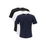BATIKAN COLLECTION 3'lü Regular Fit %100 Pamuk Bisiklet Yaka Unisex Basic T-Shirt Yumuşak Dokulu Düz Kısa Kollu Tişört