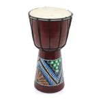 Batikli Ahşap Darbuka 25 Cm 3Dıarta-31