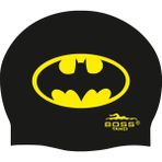 Batman Baskılı Silikon Bone Yüzücü Havuz ve Deniz Bonesi - Standart - Siyah