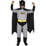 Batman Kostümü - Gri - Siyah - 6 - 7 Yaş