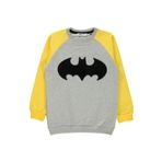Batman Lisanslı Hardal Erkek Çocuk Sweatshirt