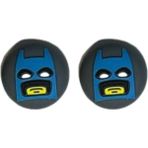 Batman Maske Ps5/Ps4/Ps3/Xbox One/One X/One S/Series X/Series S 3D Analog Silikon Koruyucu -2 Adet