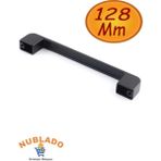 Batman Oval Mobilya Mutfak Dolap Çekmece Dolabı Kapak Metal Kulpu Kulbu Kulpları Füme 128MM - Standart
