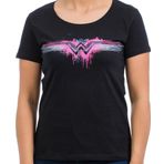 Batman v Superman Siyah Kadın T-Shirt - S