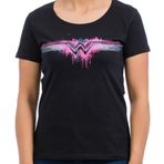 Batman v Superman Siyah Kadın T-Shirt Siyah-M