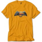 Batmn V Supermn 2 Sarı Tişört - XL