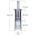 Battal Boy 40 Litre 3 Demlikli Semaver Mth-541