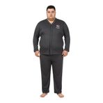 Battal Büyük Beden Önden Düğmeli Pamuklu Erkek Pijama Takımı (3XL)