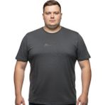 Battal Moda Battalmoda Erkek Büyük Beden Antrasit Bisiklet Yaka Kısa Kollu Mimi Tişört 5xl-6xl-7xl-8xl