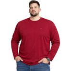 Battal Moda Battalmoda Erkek Büyük Beden Antrasit Pamuklu Uzun Kollu Tişört 3xl-4xl-5xl-6xl-7xl-8xl - Bordo