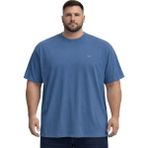 Battal Moda Battalmoda Erkek Büyük Beden İndigo Basic Kısa Kollu Tişört 3xl-4xl-5xl-6xl-7xl-8xl