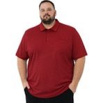 Battal Moda Battalmoda Erkek Büyük Beden Kırmızı Polo Yaka Kısa Kollu Pike Tişört 3xl-4xl-5xl-6xl - 7XL