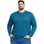 Battal Moda Battalmoda Erkek Büyük Beden Petrol Pamuklu Uzun Kollu Tişört 3xl-4xl-5xl-6xl-7xl-8xl