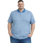 Battal Moda Battalmoda Erkek Büyük Beden Polo Yaka Çizgili Cepli Kısa Kollu Tişört 3xl-4xl-5xl-6xl - Havacı