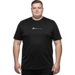 Battal Moda Battalmoda Erkek Büyük Beden Siyah Bisiklet Yaka Kısa Kollu Mimi Tişört 5xl-6xl-7xl-8xl
