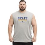 Battal Moda Battalmoda Erkek Büyük Beden Taş Sıfır Kol Skate Tişört 3xl-4xl-5xl-6xl
