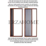 Battal Plise Sineklik Pileli Sürgülü Battal Kapı Sinekliği Akordi
