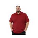 BattalModa Erkek Büyük Beden Kırmızı Polo Yaka Kısa Kollu Pike Tişört 3XL-4XL-5XL-6XL-7XL-8XL