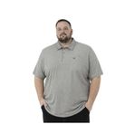 BattalModa Erkek Büyük Beden Melanj Toprak Polo Yaka Kısa Kollu Pike Tişört 3XL-4XL-5XL-6XL-7XL-8XL