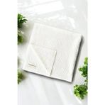 Battani.Co Triko Örgü Bebek Battaniyesi Ekru Minik Kareli Akrilik 85X85 cm - 85 x 85 cm - Beyaz