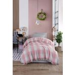 Battaniye Pamuklu Tek Kişilik Warm Soft Pudra