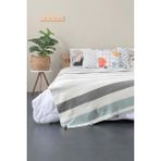 Battaniye Ponponlu Özel Çantalı 150X200 cm Pamme Gri - 150 x 200 cm