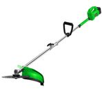Battery Grass Outdoor Portable Electric Lawn Mower Garden Small Rechargeable Weeder, Multifunctional Agricultural Lawn Mower, High-Power Brushless Mot (Green Battery*2) (Green Battery*1)