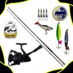 Bauer Air Light 3000 Daiko 210 cm 10-40 gr Spin Olta Takımı Seti
