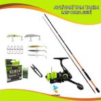Bauer Akira 210 cm 2-8 gr Lrf Olta Seti - Bauer Hikaru 200 Olta Makinası Tam Takım Hobi Usta Lrf Olta Seti