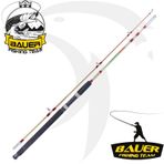 Bauer Crystal 240 cm İki Parça Dolgu Şeffaf Olta Kamışı