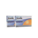 Bausch + Lomb Ocuvite Complete 60 Kapsül, İkili Paket, Omega-3 Yağ Asitleri, Vitamin ve Mineraller İçeren Göz Sağlığı Takviyesi, 120 Kapsül Toplam