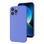 Bause İphone 11 Uyumlu Kamera Korumalı, Mikrofiber Astarlı, Sıvı Silikon Kılıf-gök Mavisi