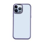 bause iPhone 12 Pro Max uyumlu HİBRİT TPU+PC Yarı Saydam ULTRASHOCK Kılıf - Mor