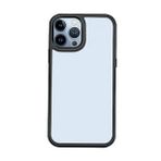 bause iPhone 12 Pro Max uyumlu HİBRİT TPU+PC Yarı Saydam ULTRASHOCK Kılıf - Siyah