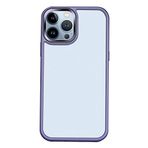 bause iPhone 13 Pro Max uyumlu HİBRİT TPU+PC Yarı Saydam ULTRASHOCK Kılıf (Mor)