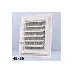 bautech 45X55 Plastik Wc Banyo Menfezi - Beyaz