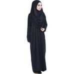 BAV Butik Ayvitrin Kadın Tesettür Tek Parça Namaz Elbisesi - Standart - 14-Siyah