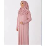 BAV Butik Ayvitrin Kadın Tesettür Tek Parça Namaz Elbisesi - Standart - Gül Kurusu