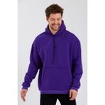 Bav Butik Ayvitrin Sevgili Kombini Çift Oversize Kapşonlu Üç Iplik Sweatshirt Mor