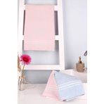 Baveno %100 Pamuk 3'lü 50x70 El Havlusu PEMBE