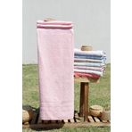 Baveno %100 Pamuk Renkli 70x140 Banyo Havlusu TOZ PEMBE