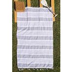 Baveno 100X170 Pamuklu Peştemal & Plaj Havlusu GRİ