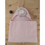 Baveno Home Pamuklu Unicorn Desenli Bebek & Çocuk Kundak Panço Baveno - 0 - 4 Yaş - Pembe