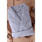 Baveno Pamuk Şalyaka Pike Bornoz - XL - Bej